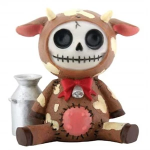 Pelzknochen braun Moo Moo Skelett in Kuh Kostüm Figur - Bild 1 von 2