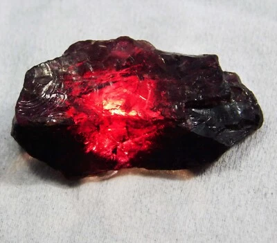 54,30 ct natürlicher Chrom Pyrop roter Granat Facette grober loser Edelstein ... - Bild 1 von 4