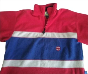 Vintage Helly Hansen Polar Fleece Sweater Pull Snowboard Ski Chest 44-48in 90s - Picture 1 of 8