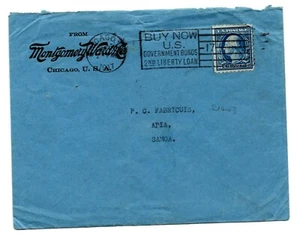 Samoa 1916 Incoming Cover from Chicago, Fabricius Correspondence - Picture 1 of 1