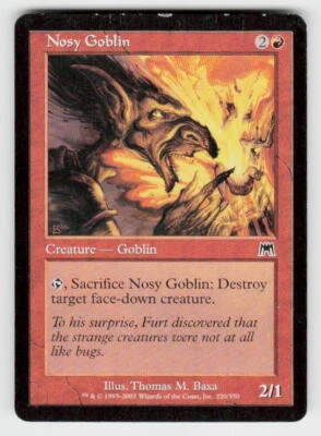 Onslaught #220 Nosy Goblin - Image 1 of 2