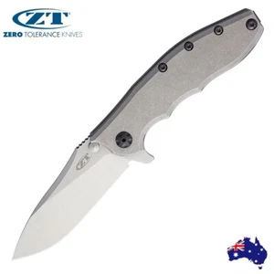 ZERO TOLERANCE FRAMELOCK TITANIUM POCKET FOLDING KNIFE 0562TI HINDERER SLICER - Bild 1 von 2