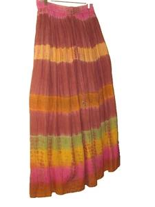 Broomstick Skins 37" langer Gaze Boho Rock Einheitsgröße M/L Taille 28" bis 32" - Bild 1 von 8