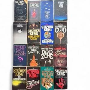 Stephen King Lot 16 1st Signet Paperback 1970s 80s Shining Carrie Salem’s Lot - Picture 1 of 8