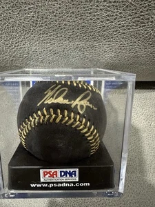 NOLAN RYAN Signed Black Baseball PSA/DNA COA Graded Gem Mint 10 HOF Mets Astros - Picture 1 of 6