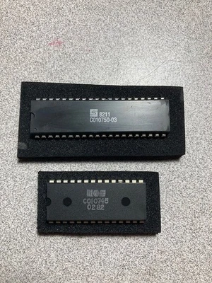 (2) dos chips RIOT y CPU Atari 2600/2600A vintage #27 (probados y funcionando) Foto 1 de 4