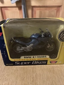 Rare MotorMax Super Bikes No.76205 BMW K1200RS Scale 1:18- Boxed Collectable - Picture 1 of 5