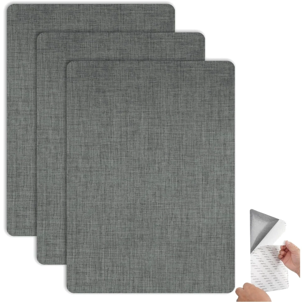 Selbstklebende Stoffflicken Leinen Set 3 Stück 20x28cm Reparatur DIY Sofa Auto - Bild 1 von 4