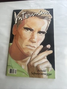 Andy Warhol INTERVIEW Magazine Arnold Schwarzenegger October 1985 Kelly Le Brock - Picture 1 of 14