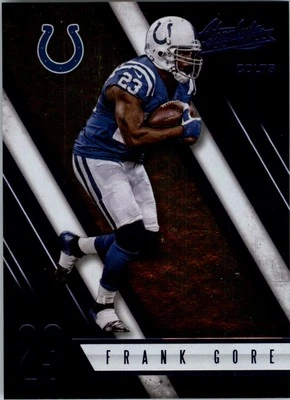 2016 Absolute Spectrum Blue #9 Frank Gore - FB - Image 1 of 2