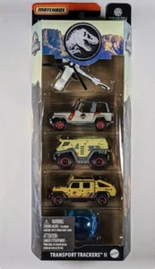 NEW - MATCHBOX 5 pack - Jurassic World Transport Trackers II 🦖🦖🦖 - Picture 1 of 2