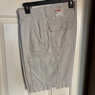 NWT ST John's Bay Legacy Cargo Short Size 34 10" Inseam Durable Cotton Soft Wash - Image 1 of 4