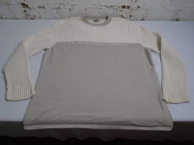 Suéter acanalado vintage Marithe Francois Girbaud Spellout deletrear escritura XXL Foto 1 de 4