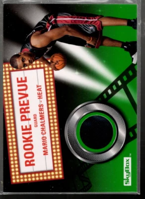 B3692- 2008-09 SkyBox Rookie Prevue Retail #RPMC Mario Chalmers Jersey - NM-MT - Image 1 of 2