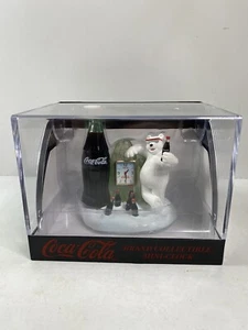 Vintage 1999 Coca Cola Collectible Polar Bear, Mini-Clock - Never Opened. New - Picture 1 of 5
