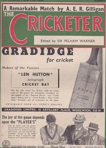 THE CRICKETER CLASSIC WEEKLY CRICKET MAGAZINE ~ 17 JUNE 1939 - Picture 1 of 1