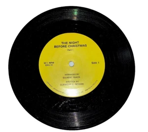 1970 The Night Before Christmas Record Gilbert Mack Clement C. Moore Vintage - Picture 1 of 4