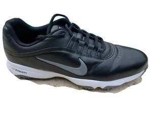 Nike AIR ZOOM RIVAL 5 Golf Shoes Black Cool Grey White 878957-001 Mens Sz 10.5 - Picture 1 of 12