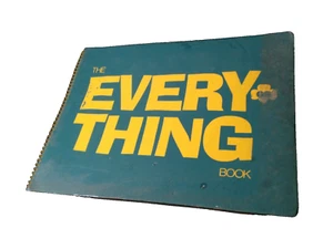 Girl Scouts Drawing Pad~USED~The Everything GS Book~Vintage Green Vinyl Spiral - Picture 1 of 8