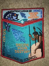 Boy Scout Nentego 20 Del-Mar-Va BSA Delegate 2018 NOAC Council OA Flap Patch Set