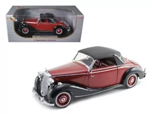 Signature Models 1950 Mercedes-Benz 170S Cabriolet Burgundy 1/18 Diecast 18123 - Picture 1 of 1