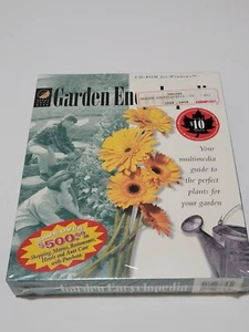Garden Encyclopedia Windows Big Box PC Software By Books That Work 1995 NEW - Picture 1 of 6