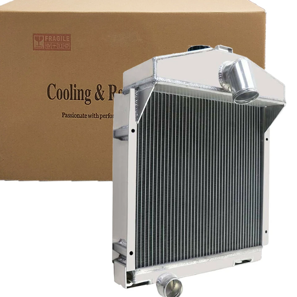 4-Row Radiator Fit International Farmall 100 130 200 230  Super A/C Farmall A AV - Image 1 of 4