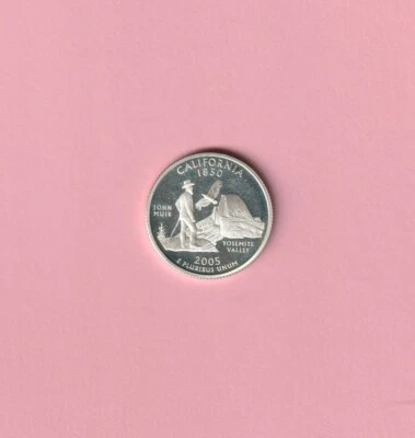 Cuarto de plata del estado de California 2005-S prueba sin circular Foto 1 de 2