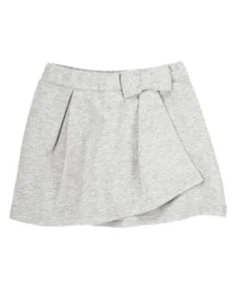 GYMBOREE VALENTINES DAY GRAY BOW KNIT FLEECE SKORT 4 5 6 10 12 NWT - Picture 1 of 1