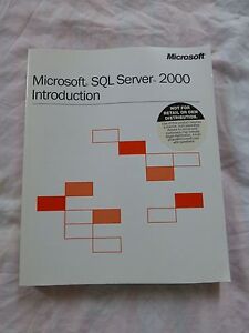 Microsoft SQL Server 2000 Introduction - manual