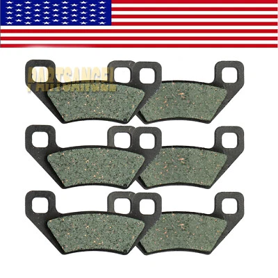 Pastillas de freno delanteras traseras (3 pares) para ARCTIC CAT 400 2005-2011 Foto 1 de 4