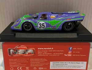 SLOT CAR NSR 0365SW PORSCHE 917 K #35 WATKINS GLEN 1970 MARTINI HYPPY - Imagen 1 de 8