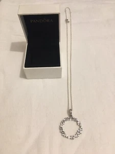Collana con pendente frammenti di ghiaccio PANDORA - Foto 1 di 4