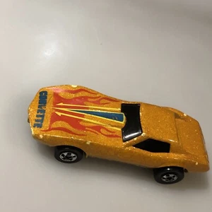 Vintage Hot Wheels 1975 Gold Corvette Stingray Rare Flame Original Free Shipping - Picture 1 of 6