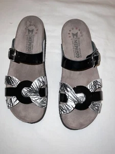 Mephisto Halix Sandale Schwarz Panama Comfort 9 EU 39 - Bild 1 von 9