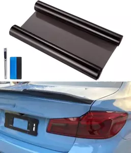 LZLRUN Extra-Wide Headlight Taillight Vinyl Tint Wrap 16 Inch x 60 Inch Roll ... - Picture 1 of 1