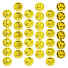 48pcs Pirate Coins Gold Treasure Set for Board Games Cosplay Tokens Toys