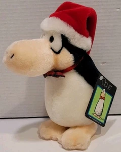 Vintage 1986 Dakin Opus Christmas Cheer 9" Plush Stuffed Animal Bloom County NWT - Picture 1 of 12