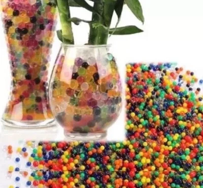 50000 Water beads ball Multicolour Orbeez Decorative Vase Filler Crystal (UK) - Image 1 of 4