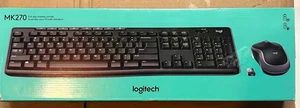 Logitech MK270 - Wireless Keyboard and Mouse Combo - NEW - FREE SHIPPING! - Afbeelding 1 van 2