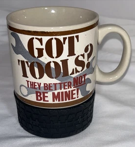 GOT TOOLS? Coffee Mug/ Rubber Wheel Bottom Coaster Open Road Brands EUC - Picture 1 of 9