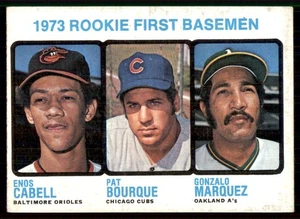 1973 Topps #605 Enos Cmpbell Pat Bourque Gonzalo Marquez Rookie - Foto 1 di 2