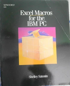Shelley Satonin : Excel macros for the IBM PC. First edition, 1989. Softcover. - Afbeelding 1 van 3