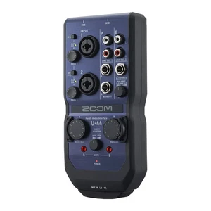 Zoom U-44 Handy Audio Interface 24-bit/96kHz 4-channel Portable USB Audio Interf - Picture 1 of 3