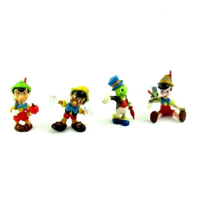 Disney Pinocchio Applause Lot of 4 & Jiminy Cricket Figures Vintage - Image 1 of 4