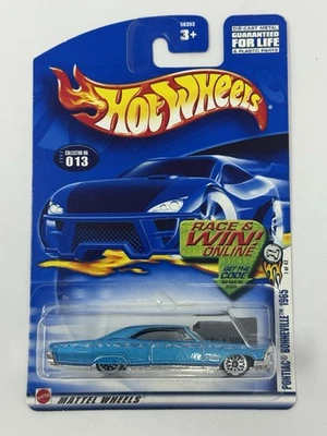 Hot Wheels 2002 First Editions Blue ‘65 PONTIAC BONNEVILLE #13 A12 - Image 1 of 4