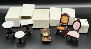 Lot of Vtg Fantastic Merchandise (Pre-Bespac) Dollhouse Furniture Tables Chairs - Picture 1 of 10
