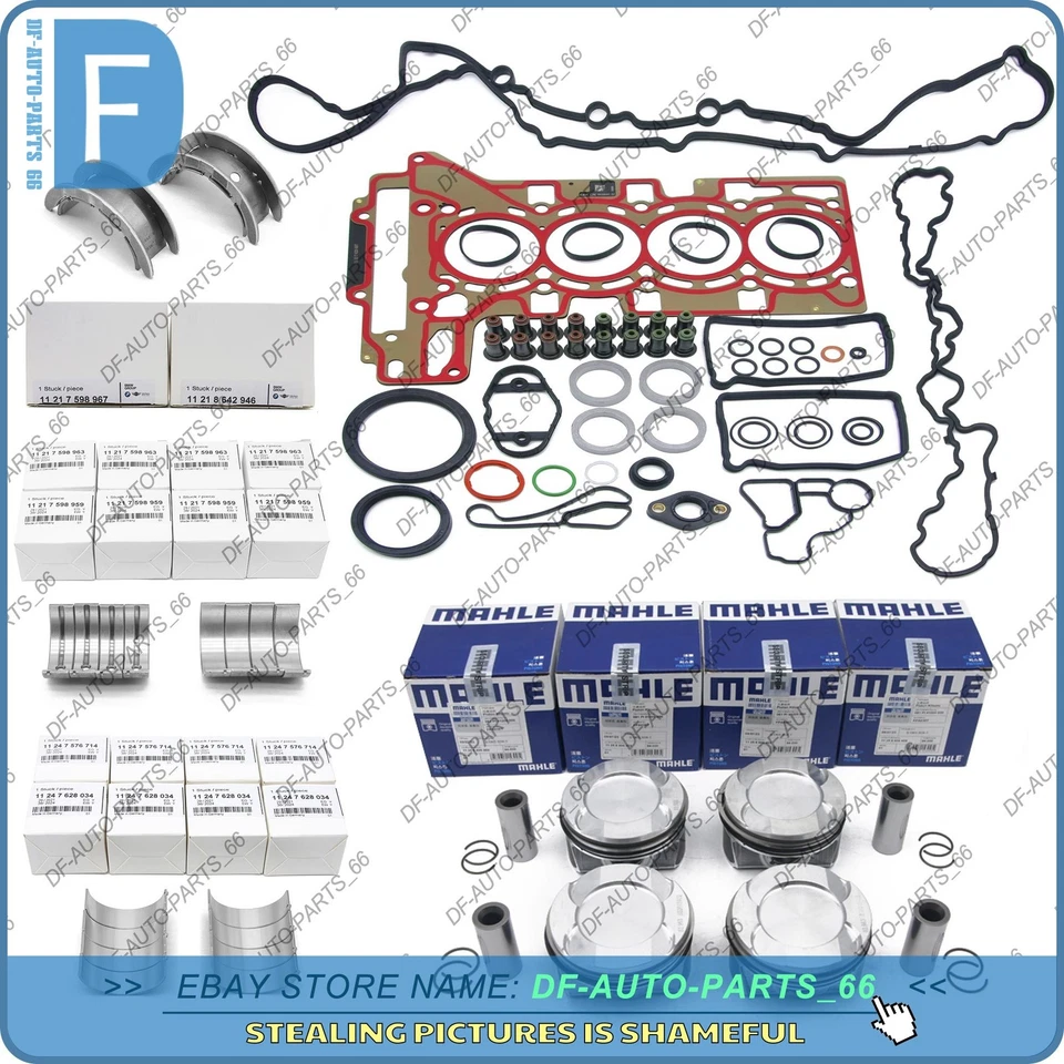 Ремонтный комплект двигателя CR 10:1 для BMW 328i 428i X1 F33 F10 F30 E84 F25 N20 N26 2.0 - Изображение 1 из 4