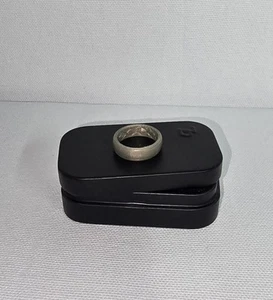 Groove Silicone Women's Ring Size 5 Solid Pewter Thin - Picture 1 of 3