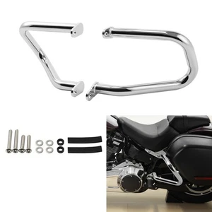 Fit For Harley Sport Glide 18-24 Low Rider 2025 Rear Saddlebag Guard Crash Bars - Picture 1 of 15